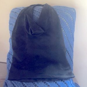 Black Mary Bays Silk Halter Tank